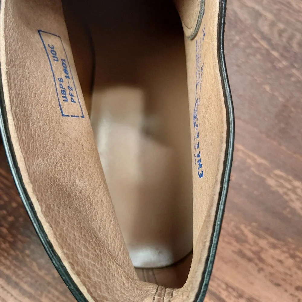 Work America Biltrite Mens USPS Postal Chukka Boots Black Leather 12 3E USA Made